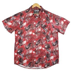 DIXXON Flannel Company Men's Hawaiian Button Up Shirt Limited Edition Snap On